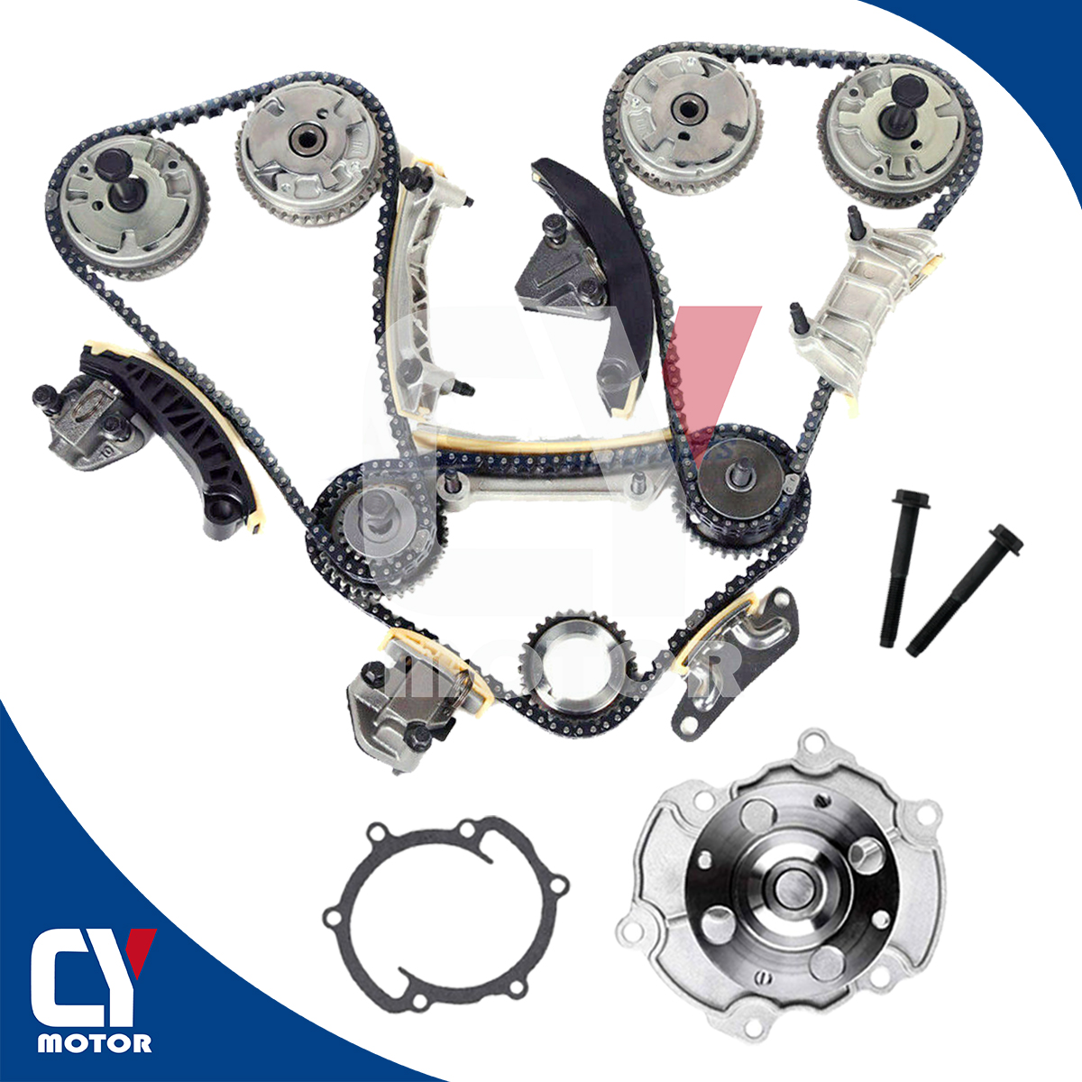 Kit De Cadena Distribucion Water Pump Gear Tool Fit Buick Cadillac