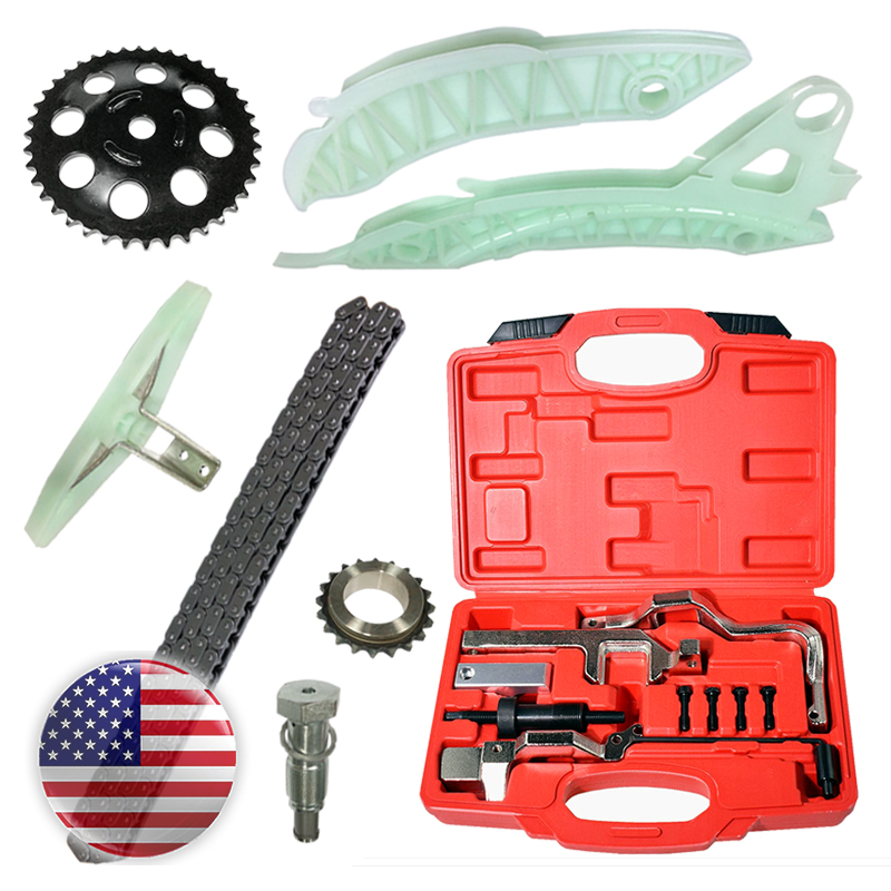 Timing Chain Kit with Tool Set for Citroen C4 C4 C5 DS3 1.6L EP6DT
