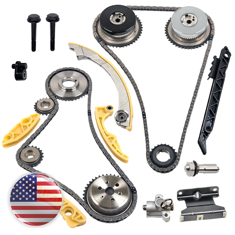 Timing Chain Kit Pair VVT Gear for Cobalt Sky G6 Ion Buick LaCrosse 2.2