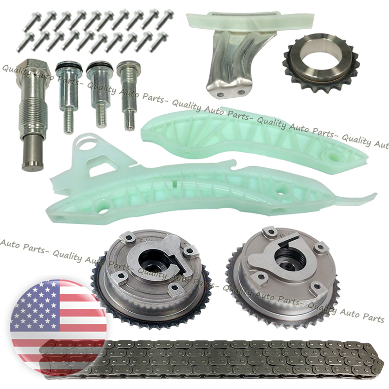 2 VVT Gear Timing Chain Fit Peugeot 207 208 308 508 2008 3008 1.4 1.6